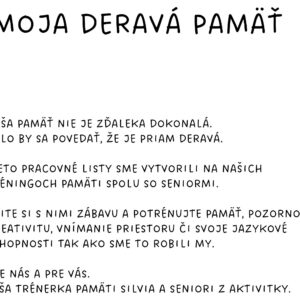 Moja deravá pamäť